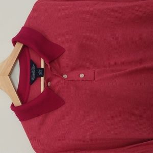 Brooks Brothers XL Red Cotton Polo Shirt